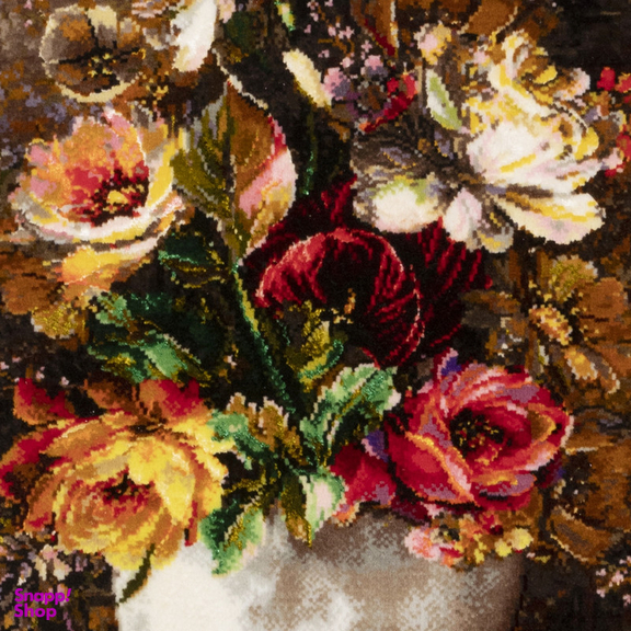 تابلو فرش دستباف سی پرشیا مدل گل در گلدان کد 903913