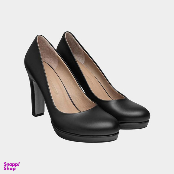 کفش مجلسی زنانه نوین چرم کد WS3616 4501 رنگ مشکی