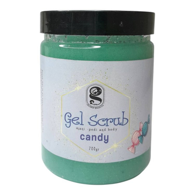 ژل اسکراب لایه بردار پوست گلاریس مدل Candy وزن 700 گرم