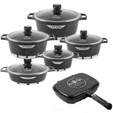 سرویس پخت و پز 12 پارچه لایف اسمایل مدل FLCM