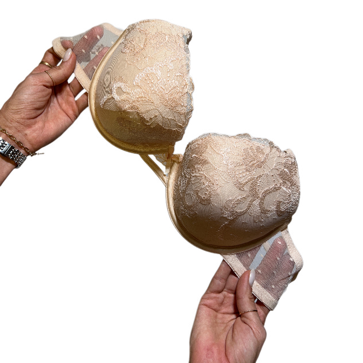 سوتین زنانه کد 0765 رنگ کرم