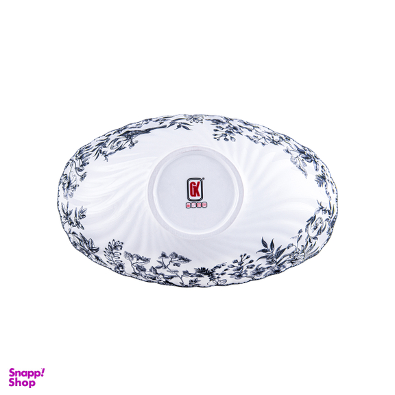 میوه خوری بیضی گلدکیش طرح لوتوس مدل GK701105-1