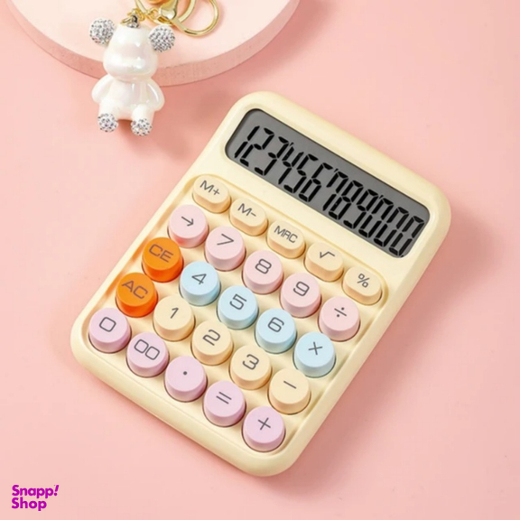 ماشین حساب مدل مینیمال طرح رنگی رنگی کد 340