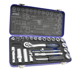 آچار بکس اپکس مدل YP-3/8DRIVE-APX-1524 مجموعه 24 عددی