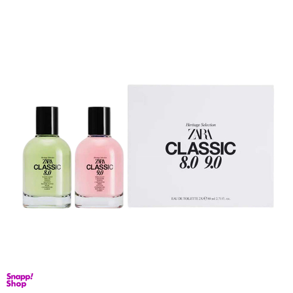 ادوتویلت مردانه زارا مدل Classic 8.0 & Classic 9.0 مجموعه 2 عددی