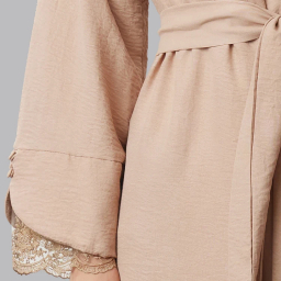 مانتو زنانه مدل GD-o-20238110 رنگ کرم