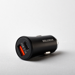 شارژر فندکی کلومن مدل KC-C03 به همراه کابل USB-C