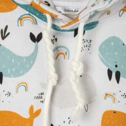 ست هودی و شلوار بچگانه گیزولان مدل نهنگ