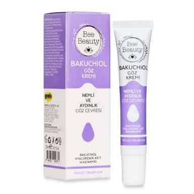 کرم ضد چروک دور چشم بی بیوتی مدل bakuchiol حجم 15 میلی لیتر