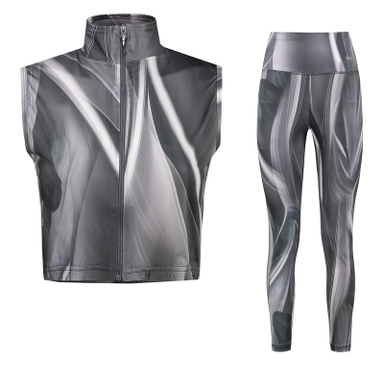 ست نیم تنه و شلوار ورزشی زنانه پانیل مدل 45504085GYA