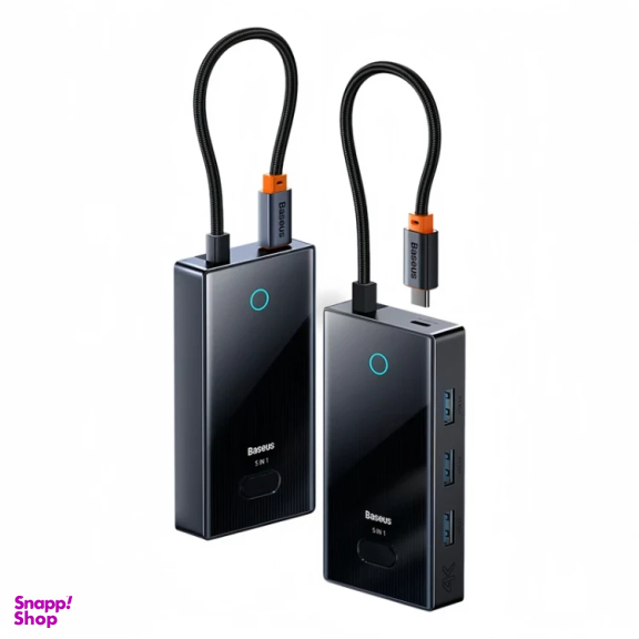 هاب 5 پورت Type-C بیسوس مدل BS-OH077