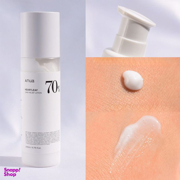 کرم مرطوب کننده دست و صورت آنوا مدل Heartleaf70 مناسب انواع پوست حجم 200 میلی لیتر