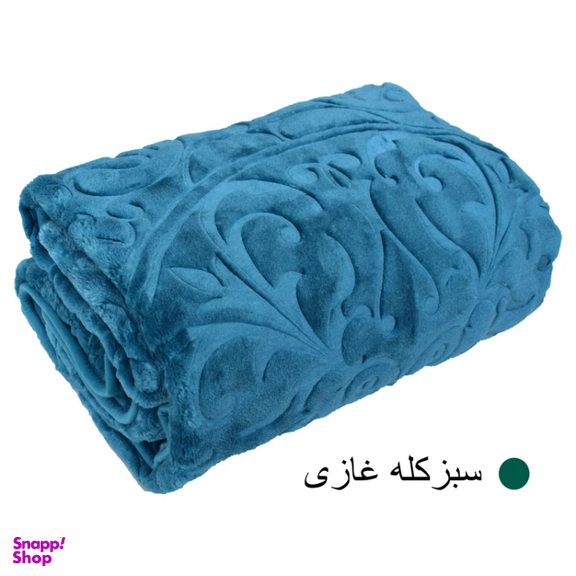 پتو تک‌ نفره گلبافت مارال شاپ مدل سوپر برجسته کد 1001