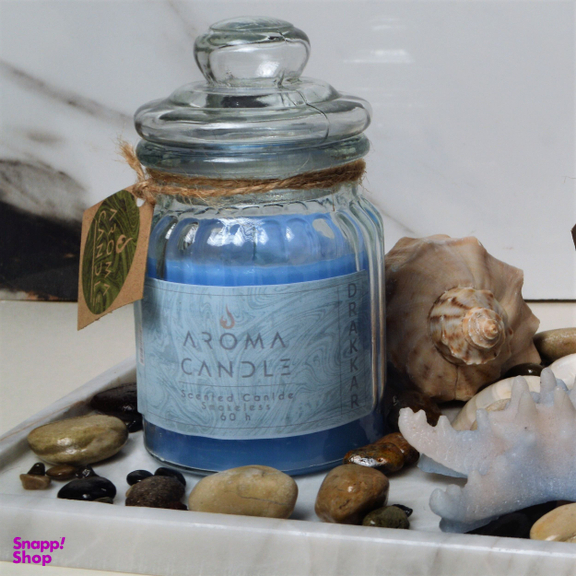 شمع معطر آروما کندل رایحه ادکلن Drakkar وزن 400 گرم