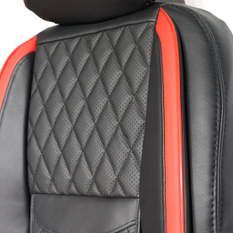 روکش صندلی خودرو سوشیانت مدل TURIN مناسب برای پژو 206 همراه با پشت گردنی