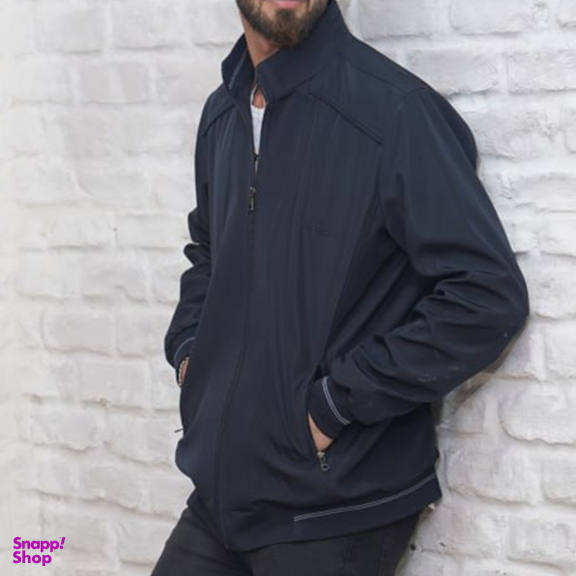 کاپشن بهاره مردانه مدل سهند رنگ سرمه ای