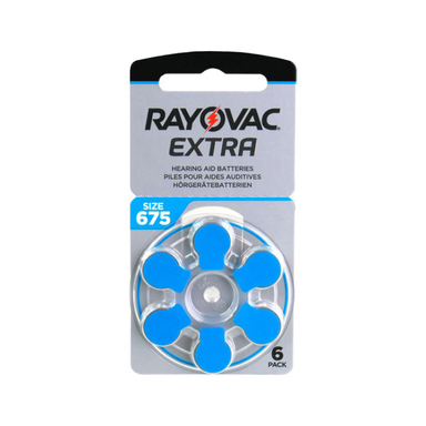 باتری سمعک ریوواک سایز 675 بسته 6 عددی