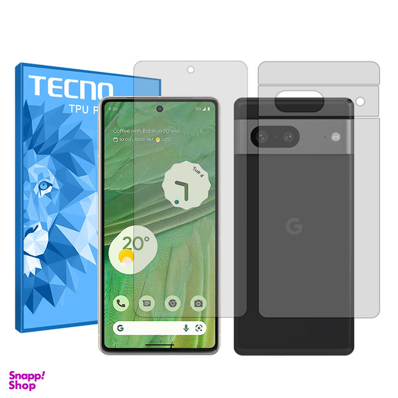 محافظ صفحه نمایش شفاف تکنو مدل HyGEL مناسب گوشی موبایل گوگل Pixel 7 به همراه محافظ پشت گوشی