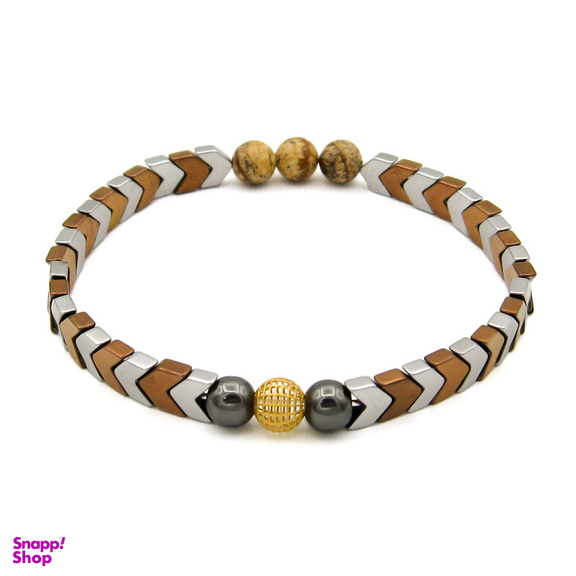 دستبند طلا 18 عیار مردانه کاپانی مدل kb028