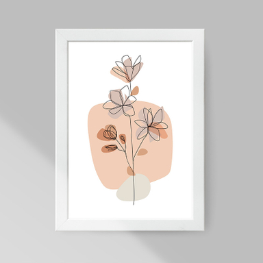 تابلو صبا طرح مدل مینیمال گل کد 2779w