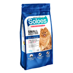 غذا خشک سگ بالغ سولواس مدل نژاد کوچک با طعم مرغ و ماهی وزن ۲ کیلوگرم