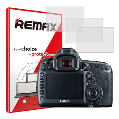 محافظ صفحه نمایش دوربین شفاف ریمکس مدل HyGEL مناسب برای دوربین دیجیتال کانن EOS 5D Mark IV بسته 3 عددی