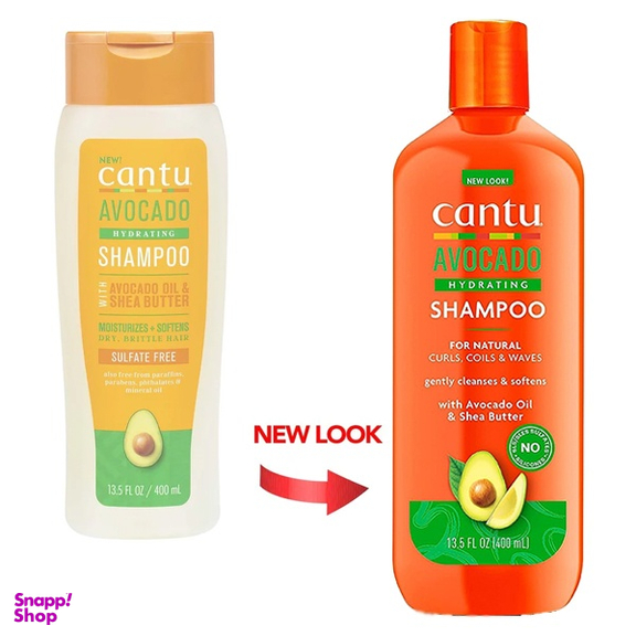 شامپو مو آبرسان موهای فر و حالت دار کانتو مدل Avocado Hydrating حجم 400 میلی‌ لیتر