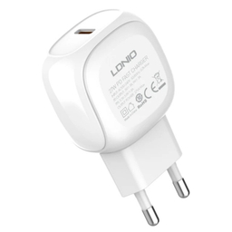 آداپتور شارژر 27 وات الدینیو مدل A1206C به همراه کابل تبدیل USB-C