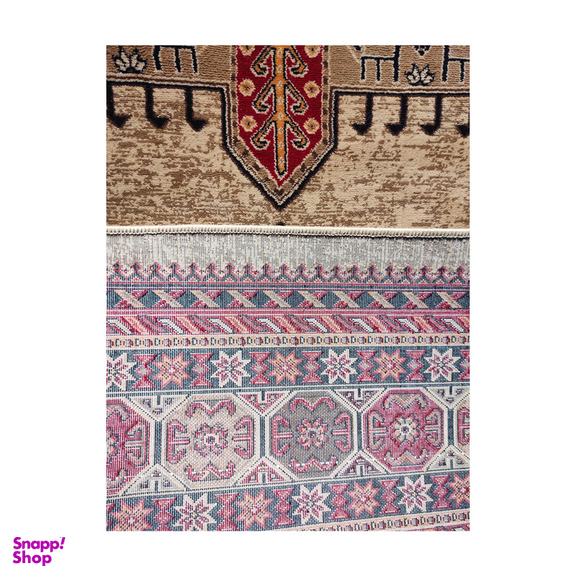 فرش ماشینی فرش بزرگمهر کد 78005 زمینه گندمی