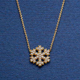 گردنبند طلا 18 عیار زنانه جواهری سون کد 2193