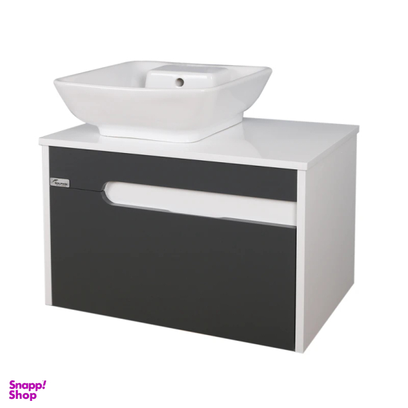 ست کابینت و روشویی دلفین مدل 9053 به همراه آینه و باکس