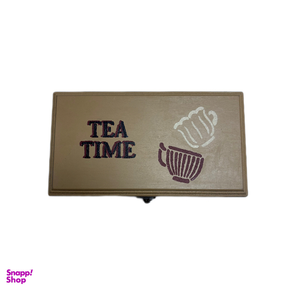 ظرف تی بگ مدل مستطیل چوبی کد 05