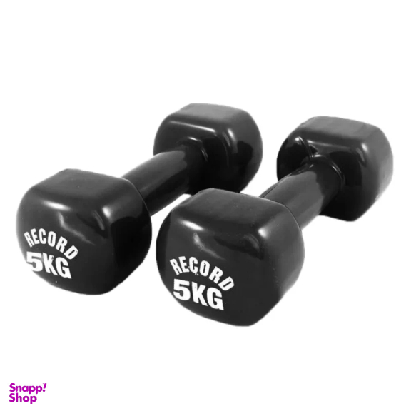 دمبل ایروبیک رکورد وزن 5 کیلوگرم