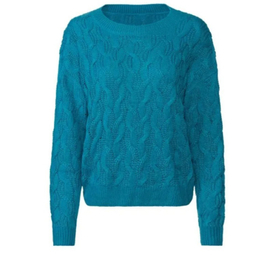 پلیور بافت زنانه اسمارا کد Z-YR54 رنگ آبی