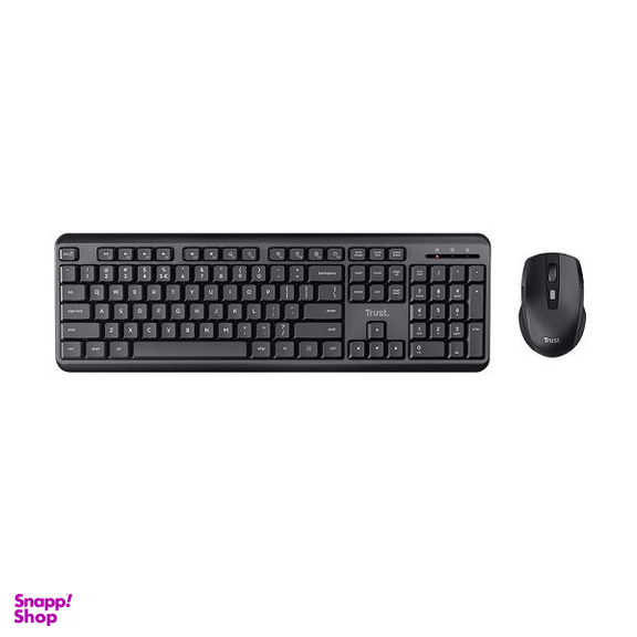 کیبورد و ماوس بی سیم تراست مدل YMO SILENT WIRELESS