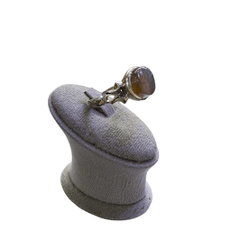 انگشتر نقره 925 عیار مردانه عقیق کد HOSS013