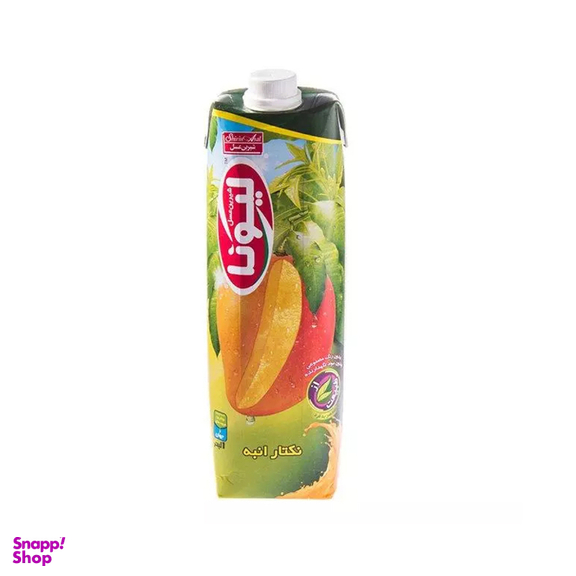 آبمیوه پاکتی لیونا با طعم انبه شیرین عسل حجم 1 لیتر