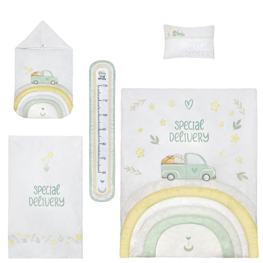 سرویس خواب 5 تکه نوزاد پینک بلو طرح دلیوری