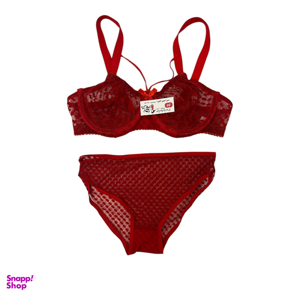 ست شورت و سوتین زنانه پریچهر کد NM-PR-01 رنگ قرمز