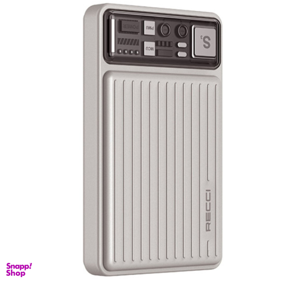 پاور بانک 22.5 وات رسی مدل RPB-P40 ظرفیت 10000 میلی آمپر ساعت به همراه کابل Type-C و لایتنینگ