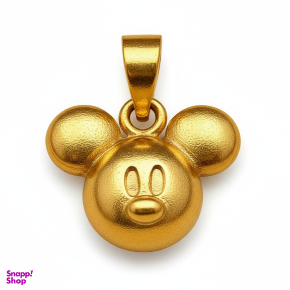 آویز گردنبند طلا 18 عیار زنانه مدل میکی موس کد S015