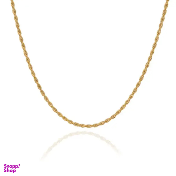 زنجیر طلا زنانه 18 عیار داریم مدل طنابی