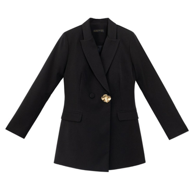 کت زنانه برنس مدل هنگامه رنگ مشکی