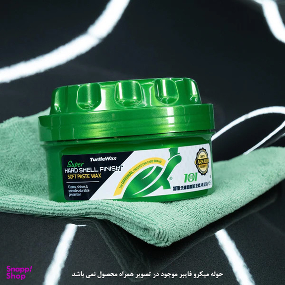 واکس پولیش براق کننده خودرو ترتل واکس مدل T-222R حجم 397 میلی‌لیتر