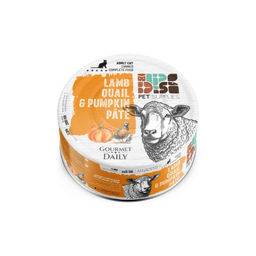 کنسرو غذای گربه بالغ دی پی اس مدل پته طعم بره و بلدرچین و کدو وزن 200 گرم