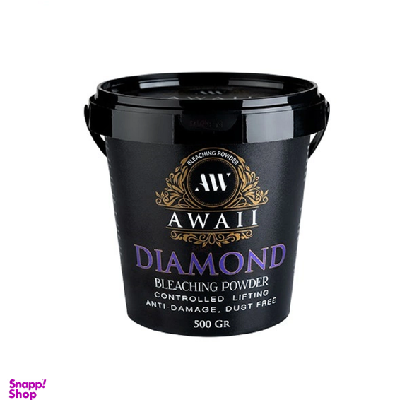 پودر دکلره آوایی بنفش مدل Diamond وزن 500 گرم