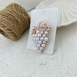 گل سینه دخترانه مدل انگور کد G4129