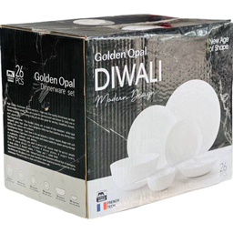 سرویس غذاخوری 26 پارچه گلدن اپال مدل گرد کد 02