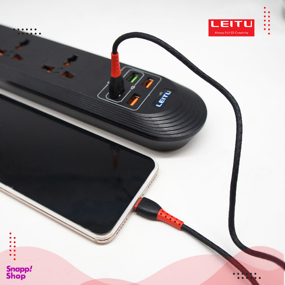 کابل تبدیل USB به USB-C لیتو مدل LD-34 طول 1 متر