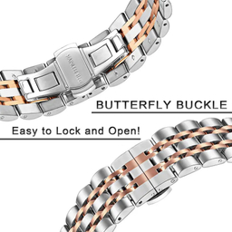 بند اپیکوی مدل StainLess-20mm مناسب ساعت هوشمند سامسونگ Galaxy Watch 4/5/6/ َActive1/2